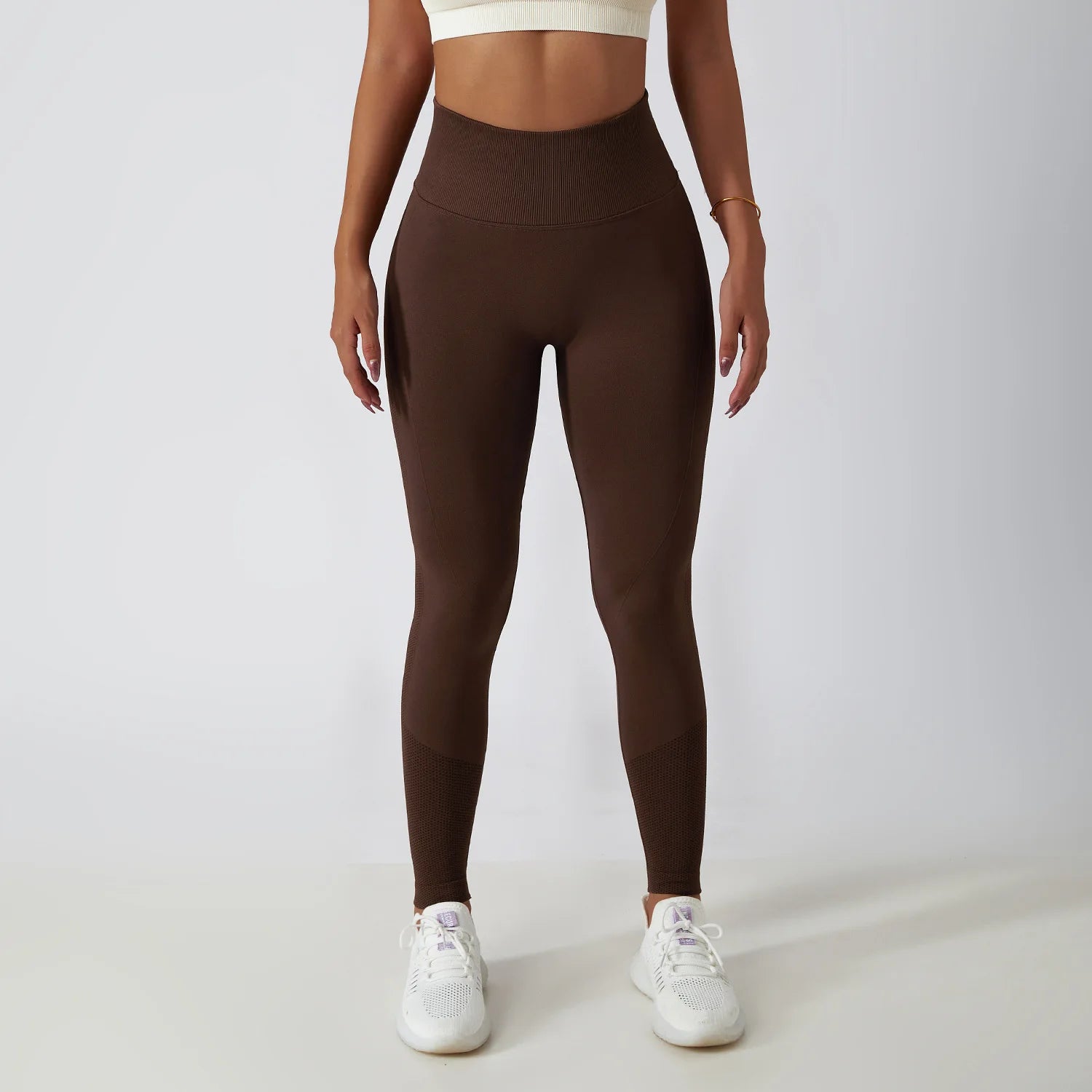 High-Waisted Seamless Leggings - Scrunch Butt Push-Up Yoga Pants for Fitness and Workout