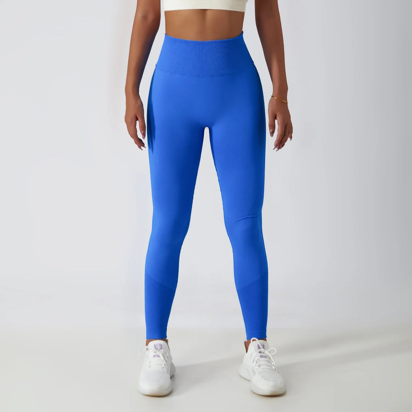 High-Waisted Seamless Leggings - Scrunch Butt Push-Up Yoga Pants for Fitness and Workout