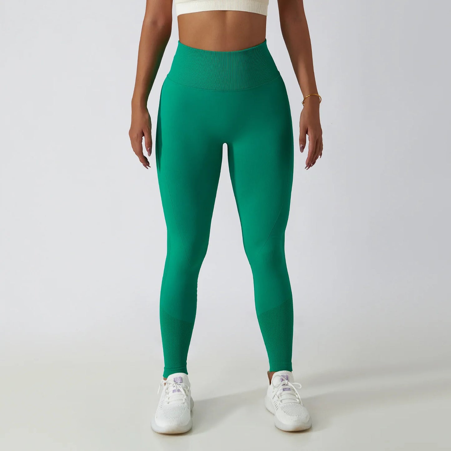 High-Waisted Seamless Leggings - Scrunch Butt Push-Up Yoga Pants for Fitness and Workout