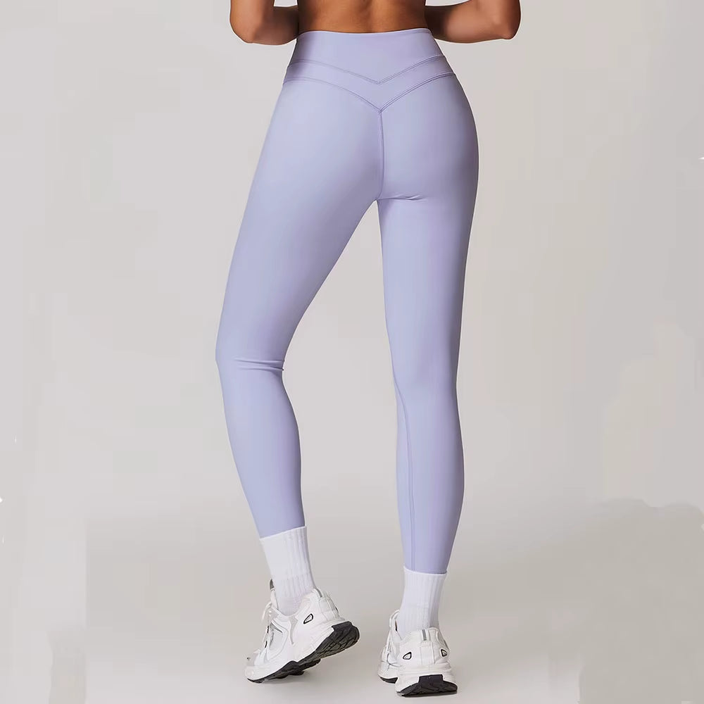 New Yoga Pants Women Workout Yoga Leggings High Waist Sport Leggings Women'S Running Workout Tights Gym Push up Fitness Trousers