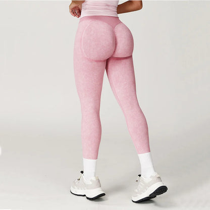 Yoga Leggings Seamless Sports Pants Woman High Waist Leggings Lift Butt Yoga Pants Push up Fitness Workout Tights Sportswear ﻿