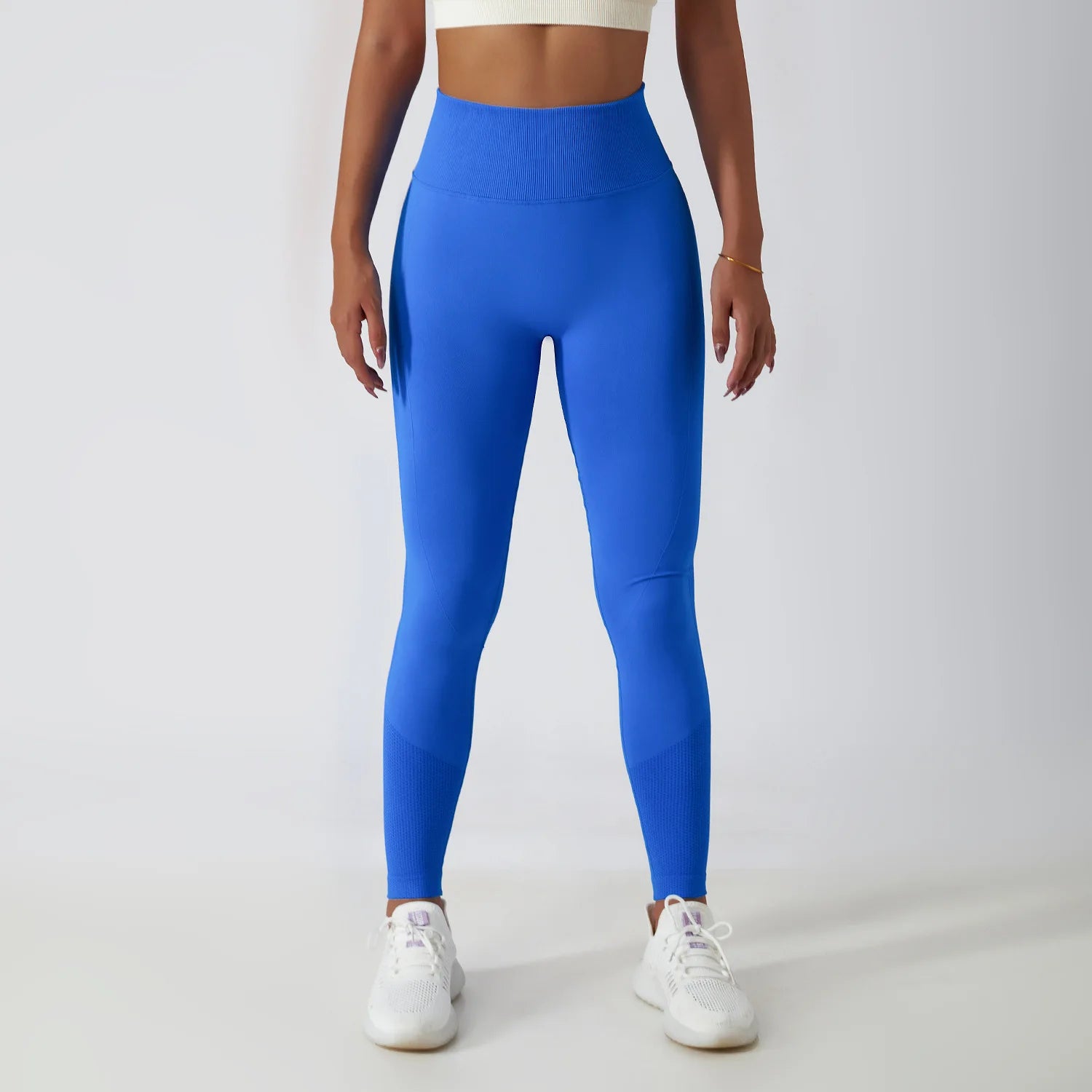High-Waisted Seamless Leggings - Scrunch Butt Push-Up Yoga Pants for Fitness and Workout