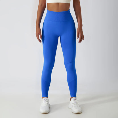 High-Waisted Seamless Leggings - Scrunch Butt Push-Up Yoga Pants for Fitness and Workout