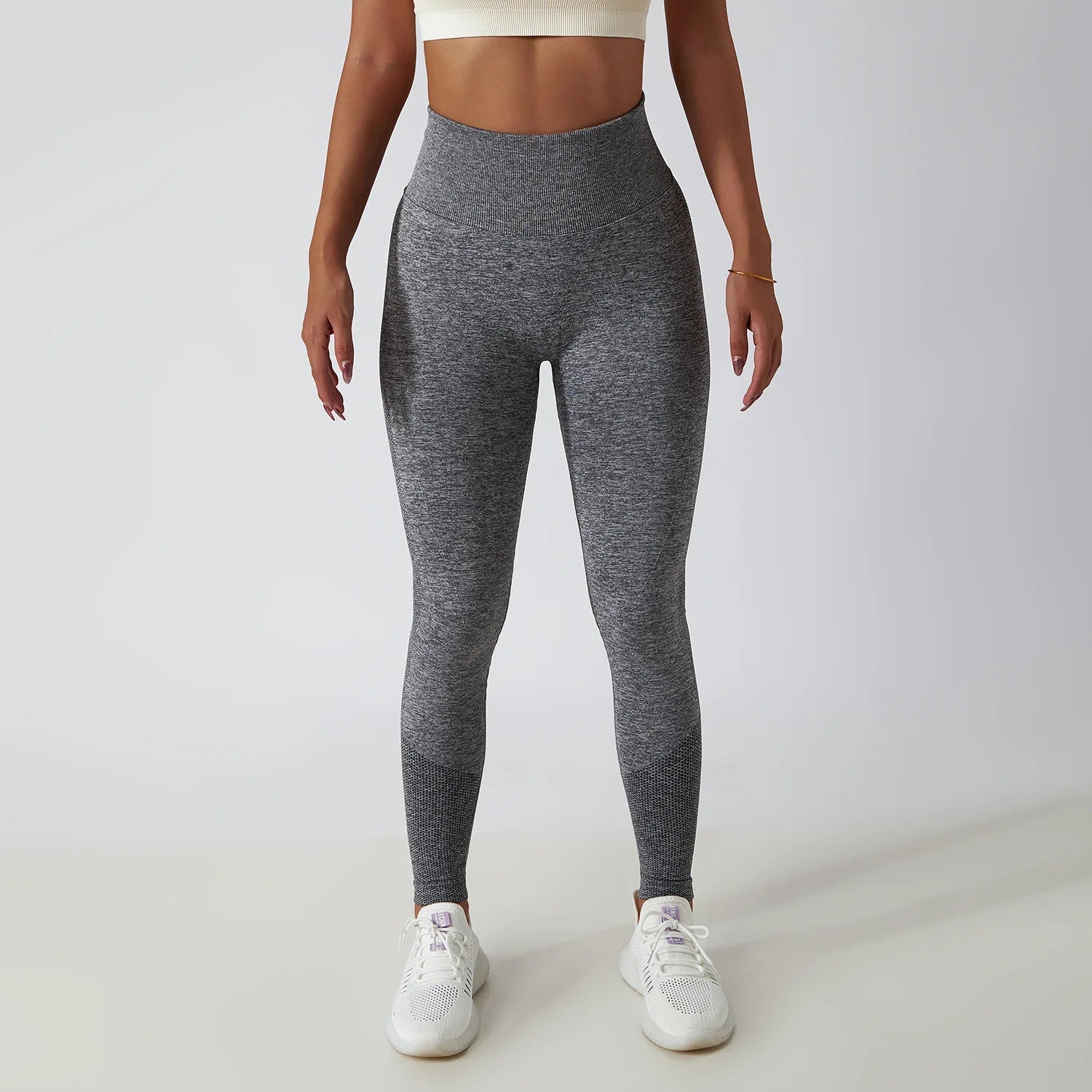 High-Waisted Seamless Leggings - Scrunch Butt Push-Up Yoga Pants for Fitness and Workout