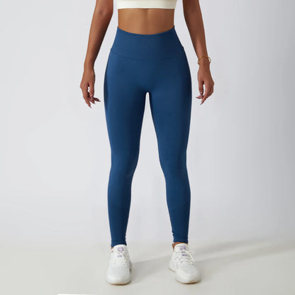 High-Waisted Seamless Leggings - Scrunch Butt Push-Up Yoga Pants for Fitness and Workout