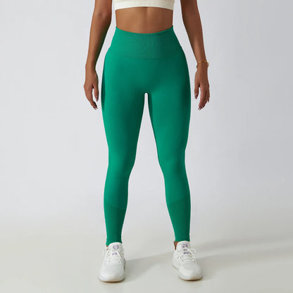 High-Waisted Seamless Leggings - Scrunch Butt Push-Up Yoga Pants for Fitness and Workout